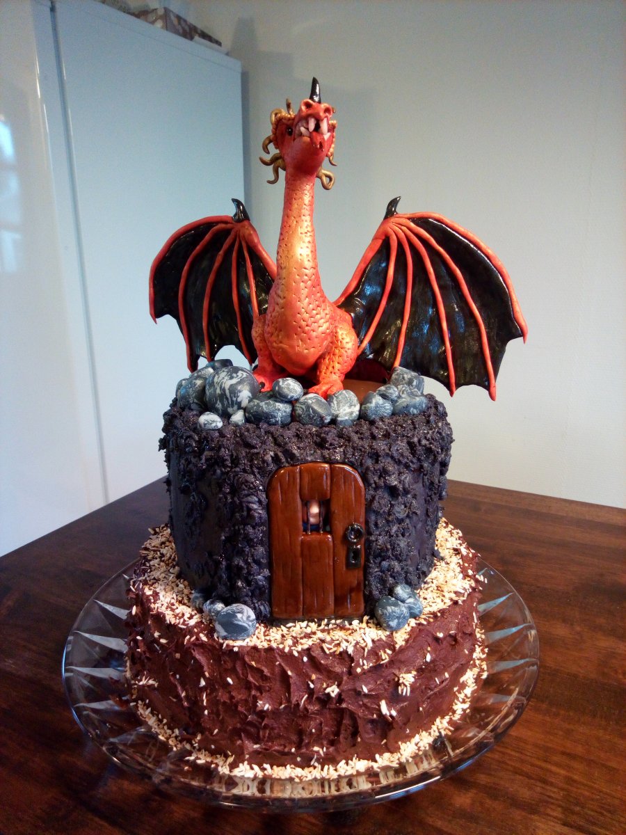 Detailed Dragon Cake